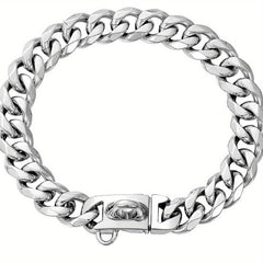 15mm Dog Chain Collar Secure Buckle Strong Heavy Duty Small Dogs