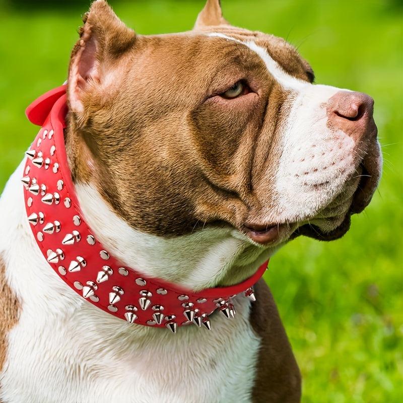 Spiked Dog Collar for Small Medium and Large Dogs - Stylish and Adjustable