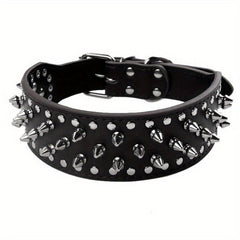 Spiked Dog Collar for Small Medium and Large Dogs - Stylish and Adjustable