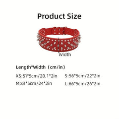 Spiked Dog Collar for Small Medium and Large Dogs - Stylish and Adjustable
