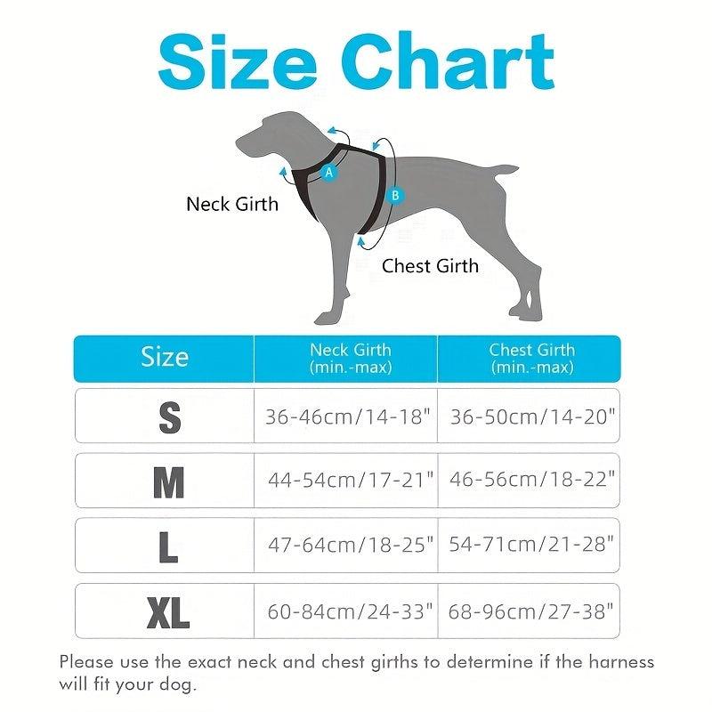 1PC No Pull Dog Harness with Easy Control Handle