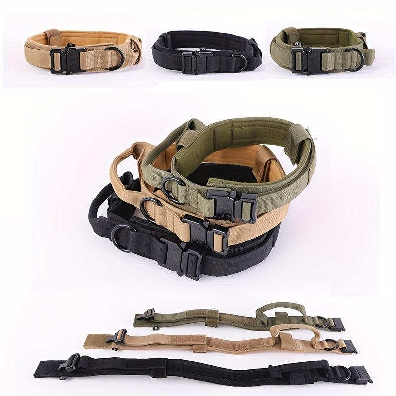 Tactical Dog Collar Heavy Duty Military Dog Collars Adjustable