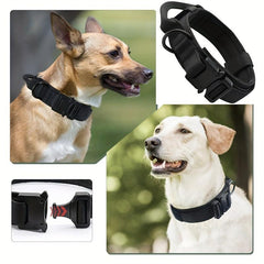 Tactical Dog Collar Heavy Duty Military Dog Collars Adjustable