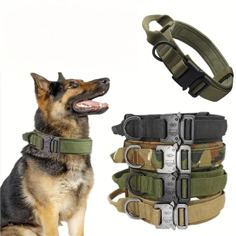 Tactical Dog Collar Heavy Duty Military Dog Collars Adjustable