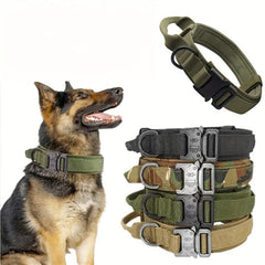 Tactical Dog Collar Heavy Duty Military Dog Collars Adjustable