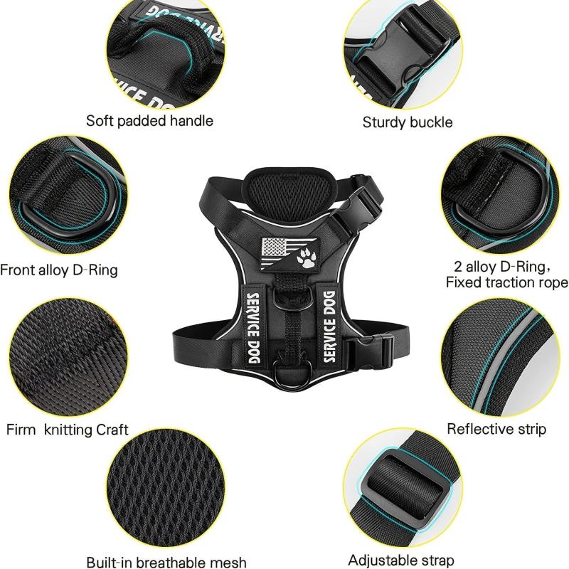 Reflective Dog Chest Harness for Safety Walking