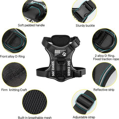 Reflective Dog Chest Harness for Safety Walking