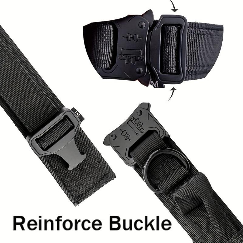 Adjustable Tactical Dog Collar with Quick Release - Military Style