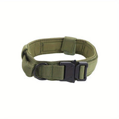 Adjustable Tactical Dog Collar with Quick Release - Military Style
