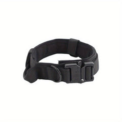 Adjustable Tactical Dog Collar with Quick Release - Military Style