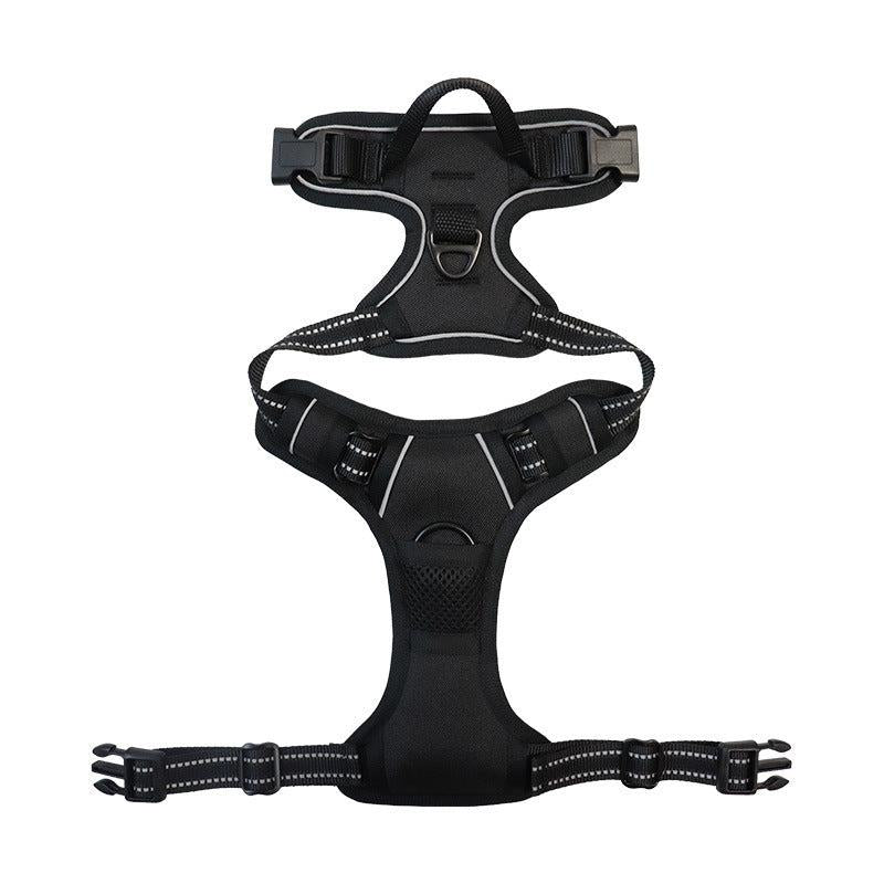 Reflective Dog Harness Durable No Choke Chest Strap Perfect for Outdoors