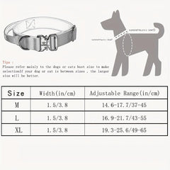 Tactical Dog Collar For Medium To Large Dogs