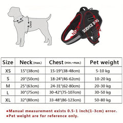 Reflective Explosion Proof Harness for Dogs in 9 Colors