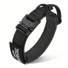 Tactical Dog Collar with Handle - Heavy Duty Collar for Medium/Large Dogs