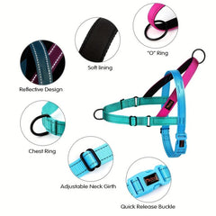 No Pull Dog Harness Soft Padded Handle Quick Fit Dog Vest Harness