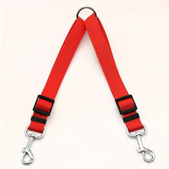 Adjustable Heavy Duty Double Dog Leash For Pets No Tangle Training