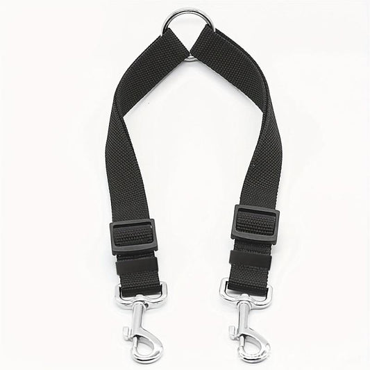 Adjustable Heavy Duty Double Dog Leash For Pets No Tangle Training