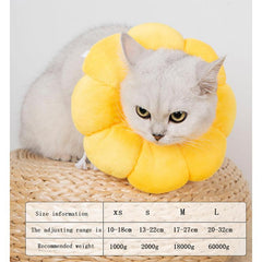 Soft Plush Elizabethan Collar for Cats and Puppies