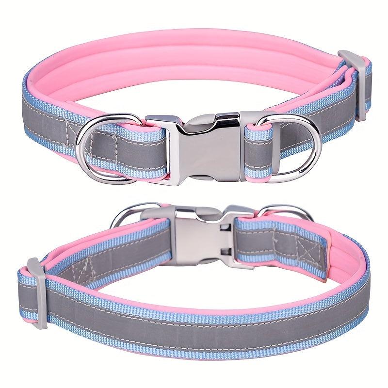 Adjustable Reflective Dog Collar Wear-resistant Pet Collar