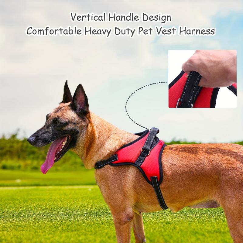 Reflective No Pull Dog Harness with Soft Padding for Small to Large Dogs
