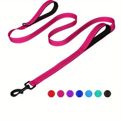Taglory Reflective Double Handle Dog Leash for Large and Medium Dogs