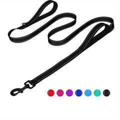 Taglory Reflective Double Handle Dog Leash for Large and Medium Dogs