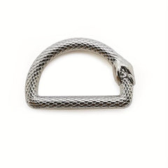 Alloy Seamless D ring Pet Bag Keychain Connecting Ring Shaped