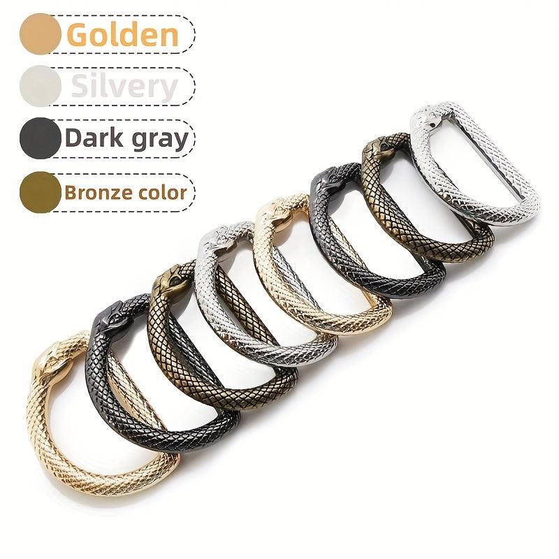 Alloy Seamless D ring Pet Bag Keychain Connecting Ring Shaped