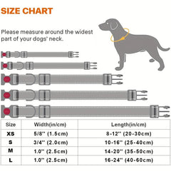 Taglory Reflective Dog Collar with AirTag Holder for Safety