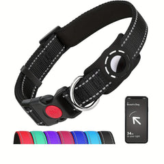Taglory Reflective Dog Collar with AirTag Holder for Safety