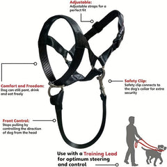 Adjustable Dog Pet Muzzle Head Halter for Training