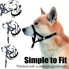 Adjustable Dog Pet Muzzle Head Halter for Training