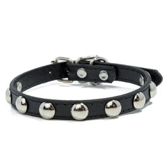 Stylish Mushroom Rivet PU Leather Dog Collar
