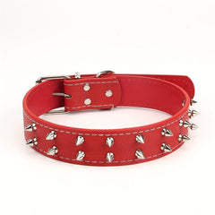 Spiked Studded Leather Dog Collar for Medium/Large Dogs Punk Style