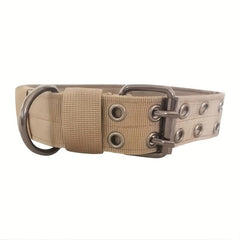 Adjustable Tactical Dog Collar for Large/Medium Dogs