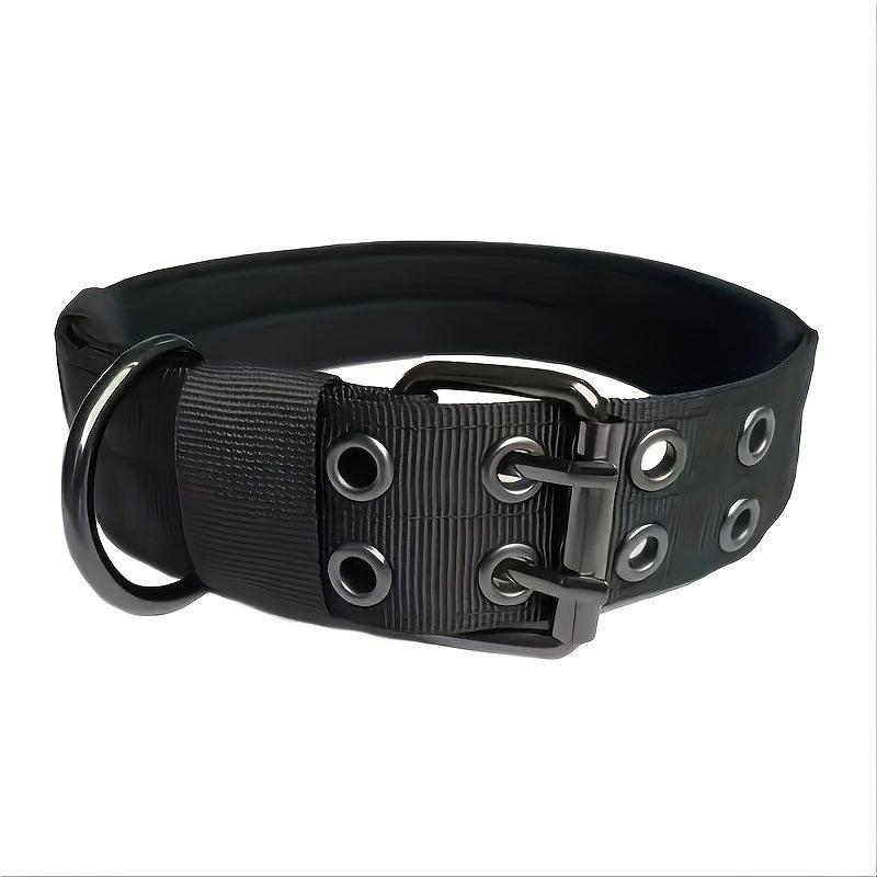 Adjustable Tactical Dog Collar for Large/Medium Dogs