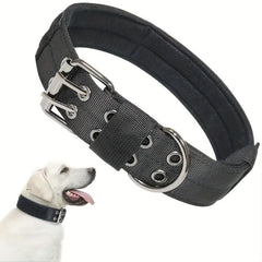 Adjustable Tactical Dog Collar for Large/Medium Dogs