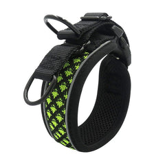 Adjustable Breathable Dog Collar Mesh Stripes Comfortable