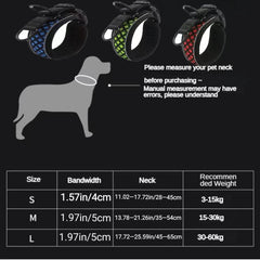 Adjustable Breathable Dog Collar Mesh Stripes Comfortable