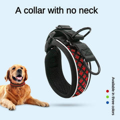 Adjustable Breathable Dog Collar Mesh Stripes Comfortable