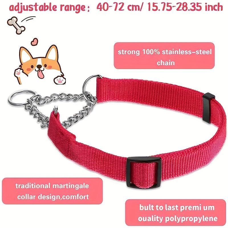 Stainless Steel Chain Dog Collar Large Breed Training Collar