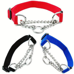 Stainless Steel Chain Dog Collar Large Breed Training Collar
