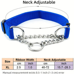 Stainless Steel Chain Dog Collar Large Breed Training Collar