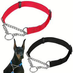 Stainless Steel Chain Dog Collar Large Breed Training Collar