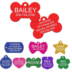 Personalized Dog Tag - Custom Engraved with Pet's Name & Info
