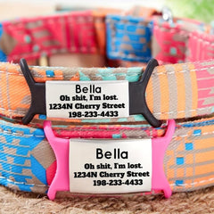 Custom Engraved Dog Tags - Stainless Steel Pet ID Tags