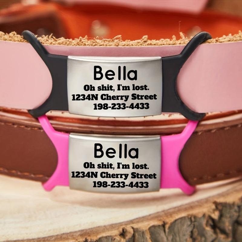 Custom Engraved Dog Tags - Stainless Steel Pet ID Tags