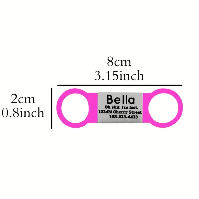 Custom Engraved Dog Tags - Stainless Steel Pet ID Tags