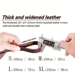Heavy Duty Leather Dog Leash for Large Medium Small Dogs