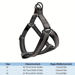 Reflective No Pull Dog Harness Soft Adjustable for Large Dogs